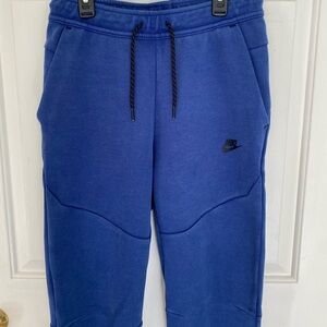 Nike Tech jogger sweat pants washed royal blue